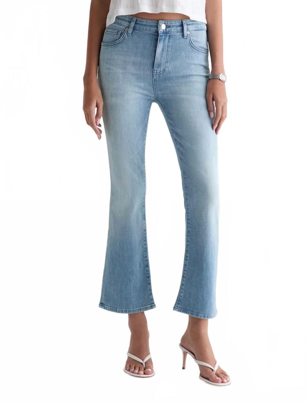 NEW AG JEANS farrah boot crop jeans in flight